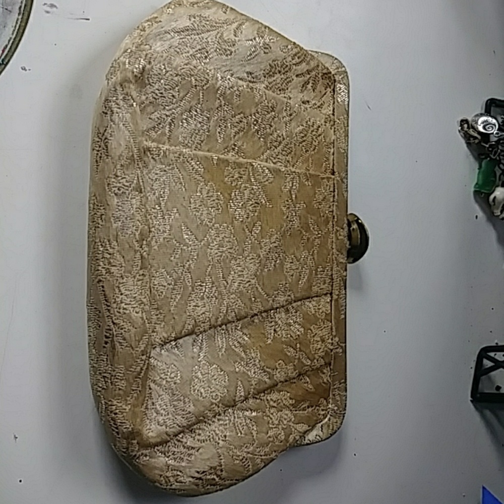 Vintage Gold colored clutch